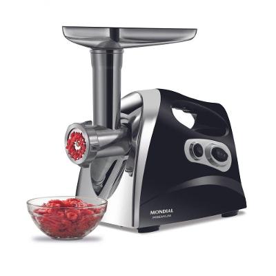 Moedor de Carne Elétrico Premium MC-03 500W Preto-Inox com Acessórios Mondial