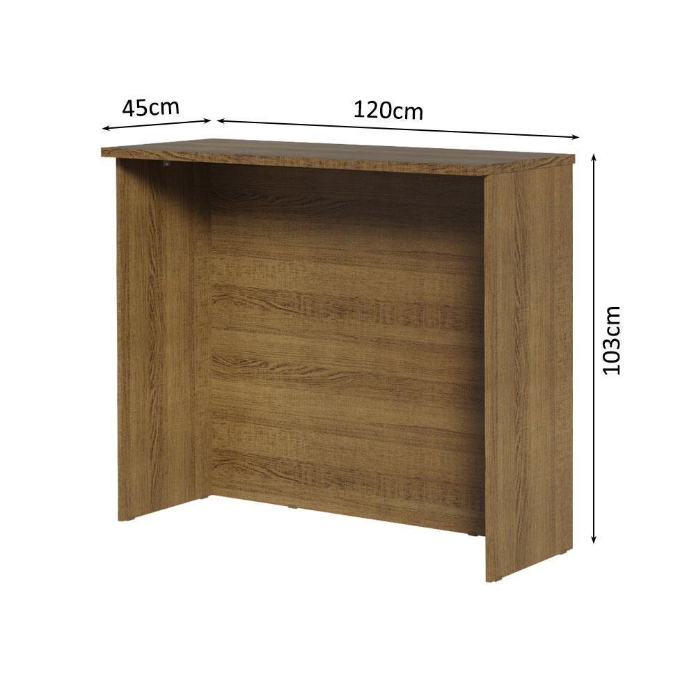 Bancada Ilha Para Cozinha 120 Cm Rustic Madesa Rustic - 7