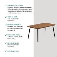 Conjunto Sala De Jantar 6 Cadeiras San Paolo Carraro Nog Pre - 3