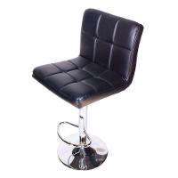 Kit C| 4 Banquetas Gomos Confort, Girat?ria, Com Regulagem De Altura Preta