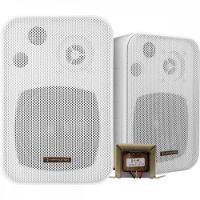 Caixa Acústica Hayonik Ambience Line Msb406n Com Trafo 70v(10w) Branca - Par - 2 [f003] - 1