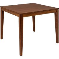 Mesa De Madeira Tramontina London Quadrada Em Tauarí Amêndoa 4 Lugares 80 Cm Tramontina - 1