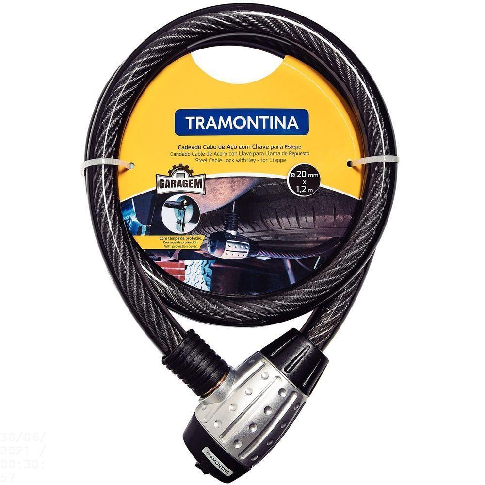 Cadeado Antifurto Para Estepe De Carro Tramontina 20x1200 Mm Com Chave Tramontina - 2