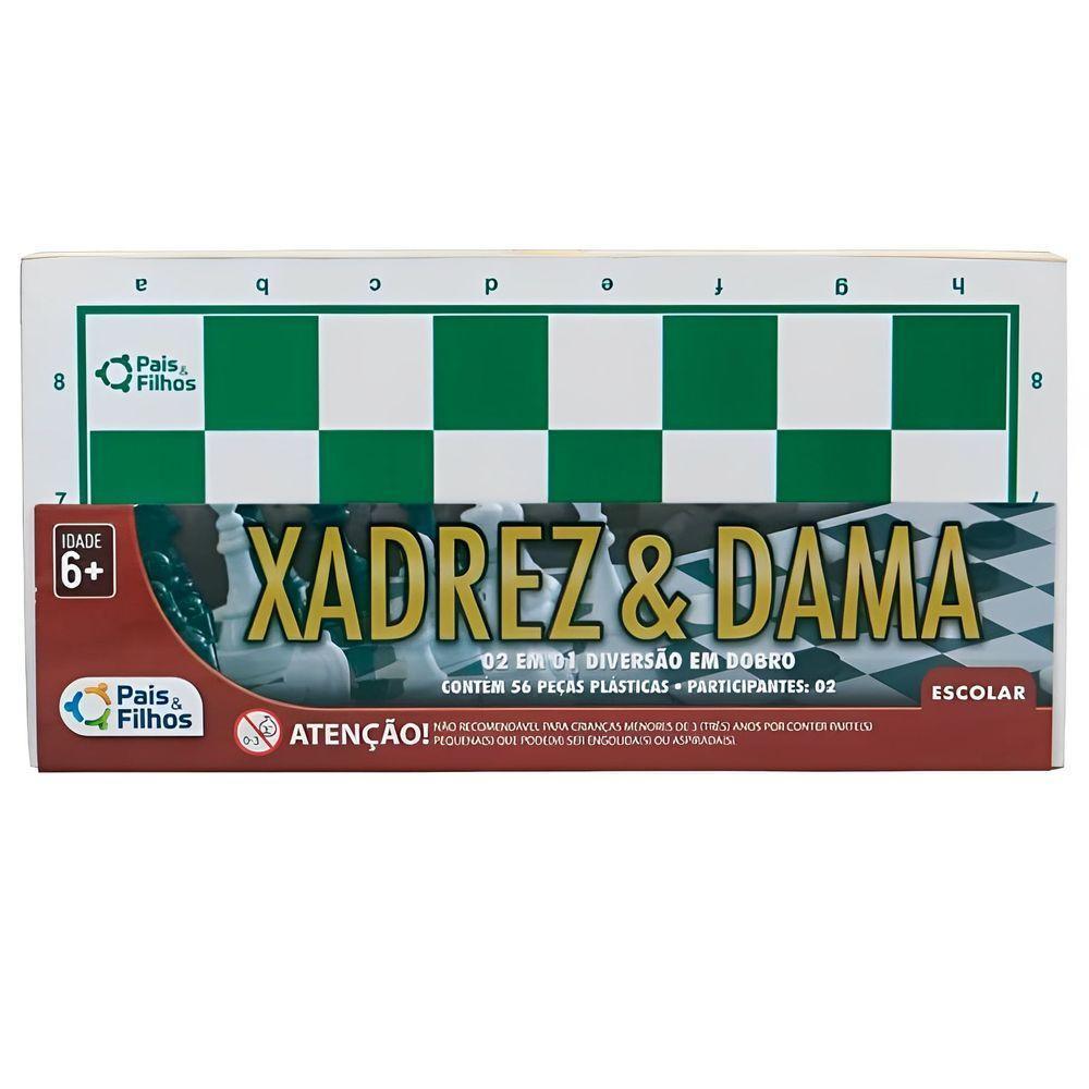 Xadrez E Dama Escolar - Pais E Filhos - 1