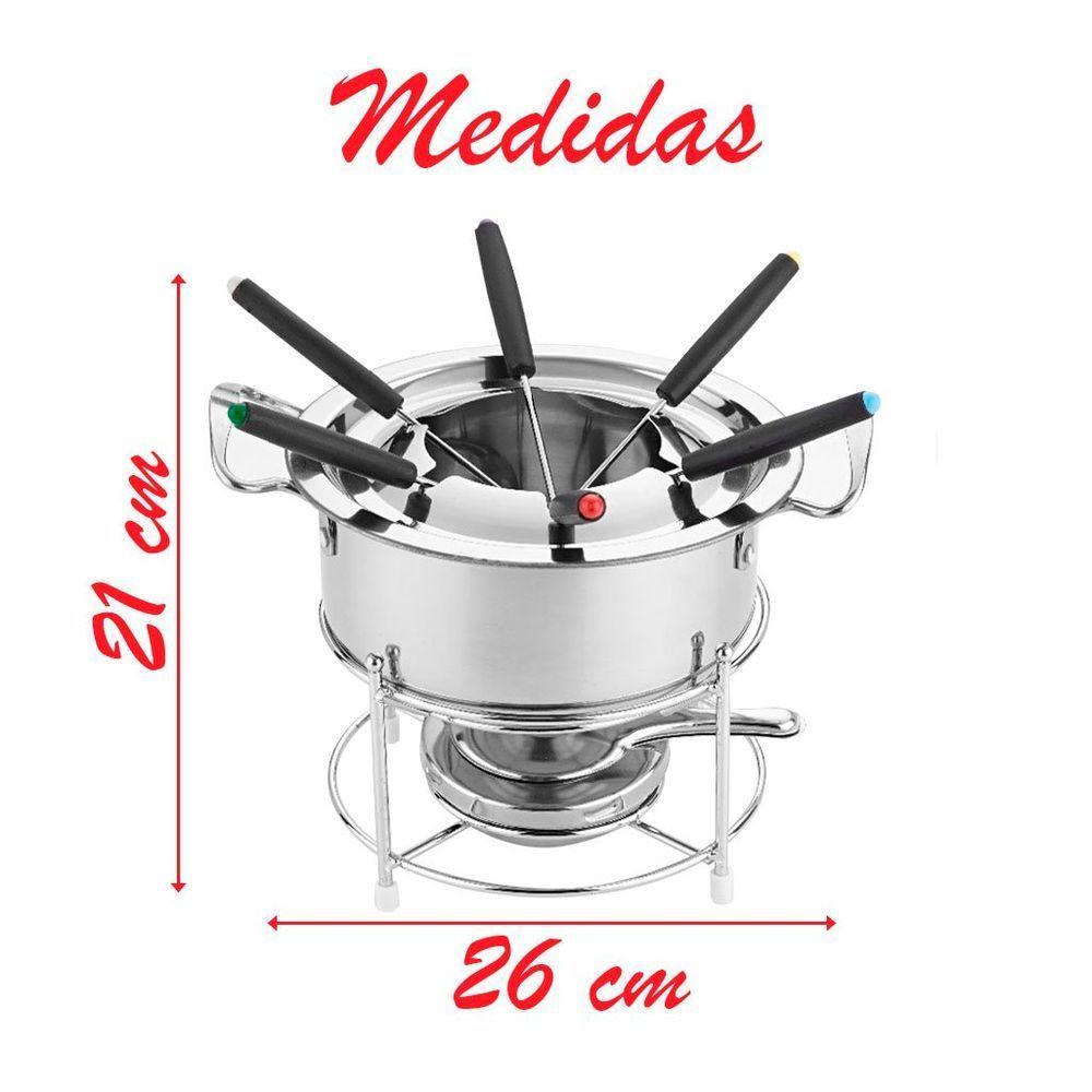 Conjunto Para Fondue 11 Peças Inox - 3