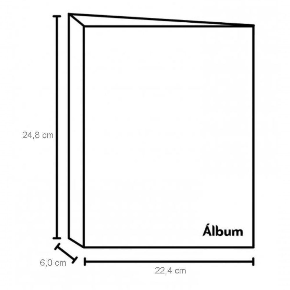 Álbum 100 Fotos 10x15 + 50 Fotos 15x21 - Baby Azul Marrom 800 - 4
