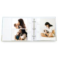 Álbum 100 Fotos 10x15 + 50 Fotos 15x21 - Baby Azul Marrom 800 - 2