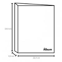 Álbum 100 Fotos 10x15 + 50 Fotos 15x21 - Baby Azul Marrom 800