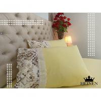 Jogo De Cama Queen 3 Pçs Em Malha 100% Algodão Amarelo - 2