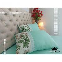 Jogo De Cama King 3 Pçs Em Malha 100% Algodão Verde - 2