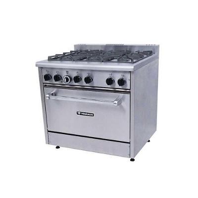 Fogão A Gás Industrial Com Forno Don Bidone 6 Bocas Fdb6f- Venâncio
