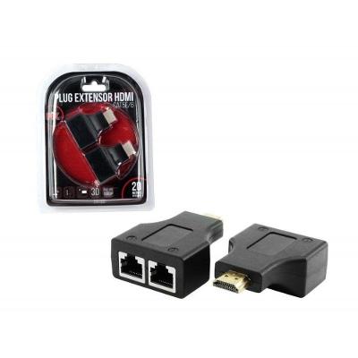 Adaptador Extensor Hdmi Via Cat5e-cat6 - 20m