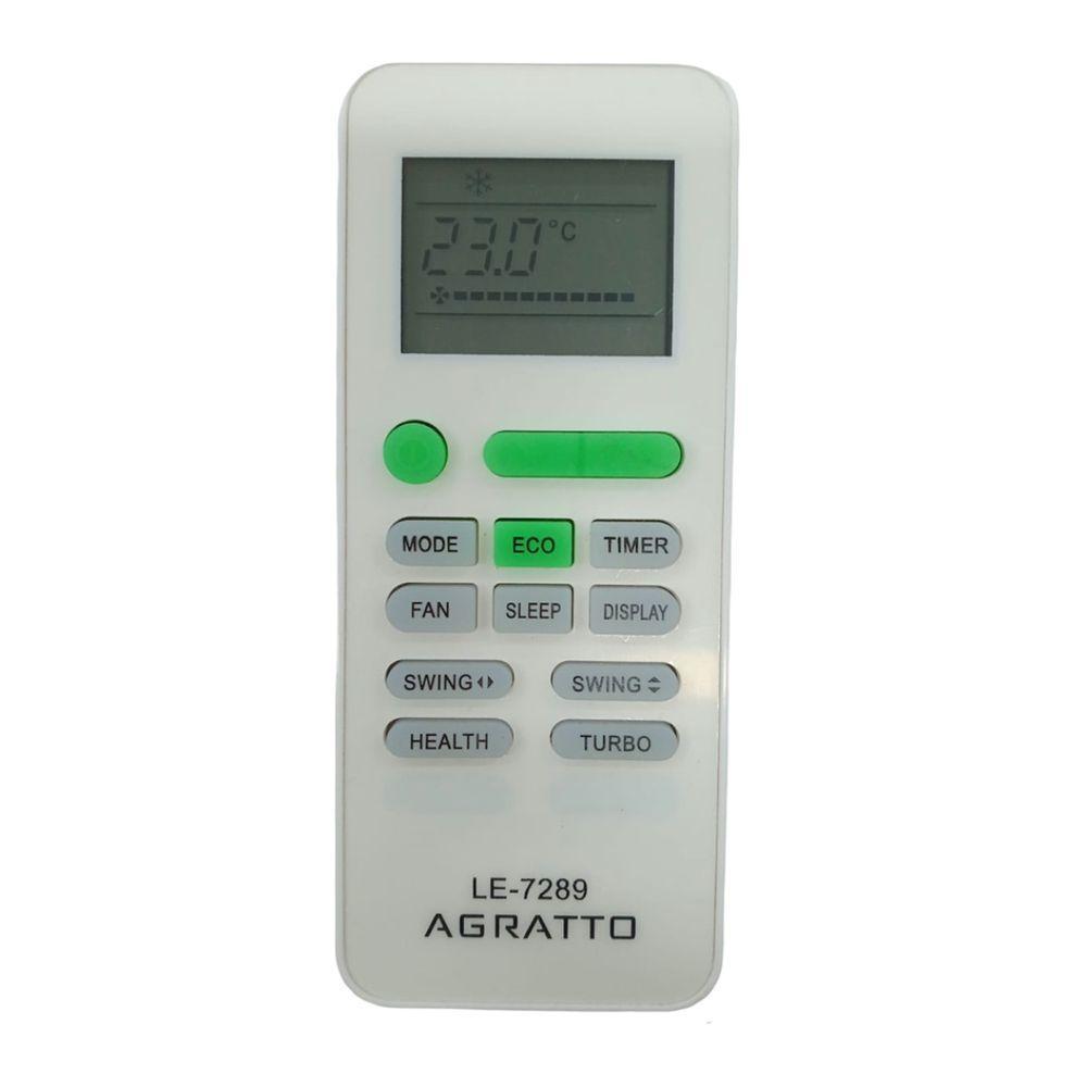 Controle Remoto Ar Condicionado Compativel Agratto Le-7289 - 1