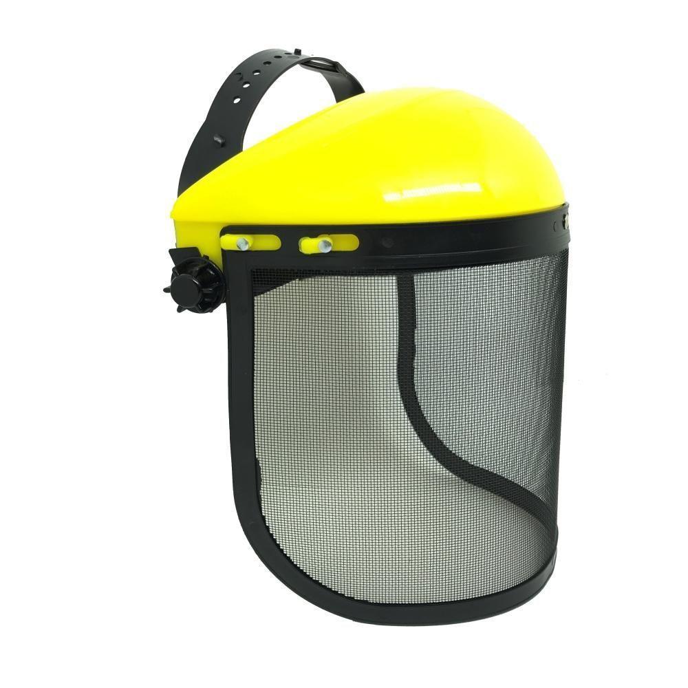 Protetor Facial Tela Nylon E Regulagem Roçadeira Motosserra - 2