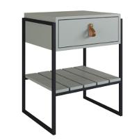 Mesa De Cabeceira James Com Gaveta - Verde - 1