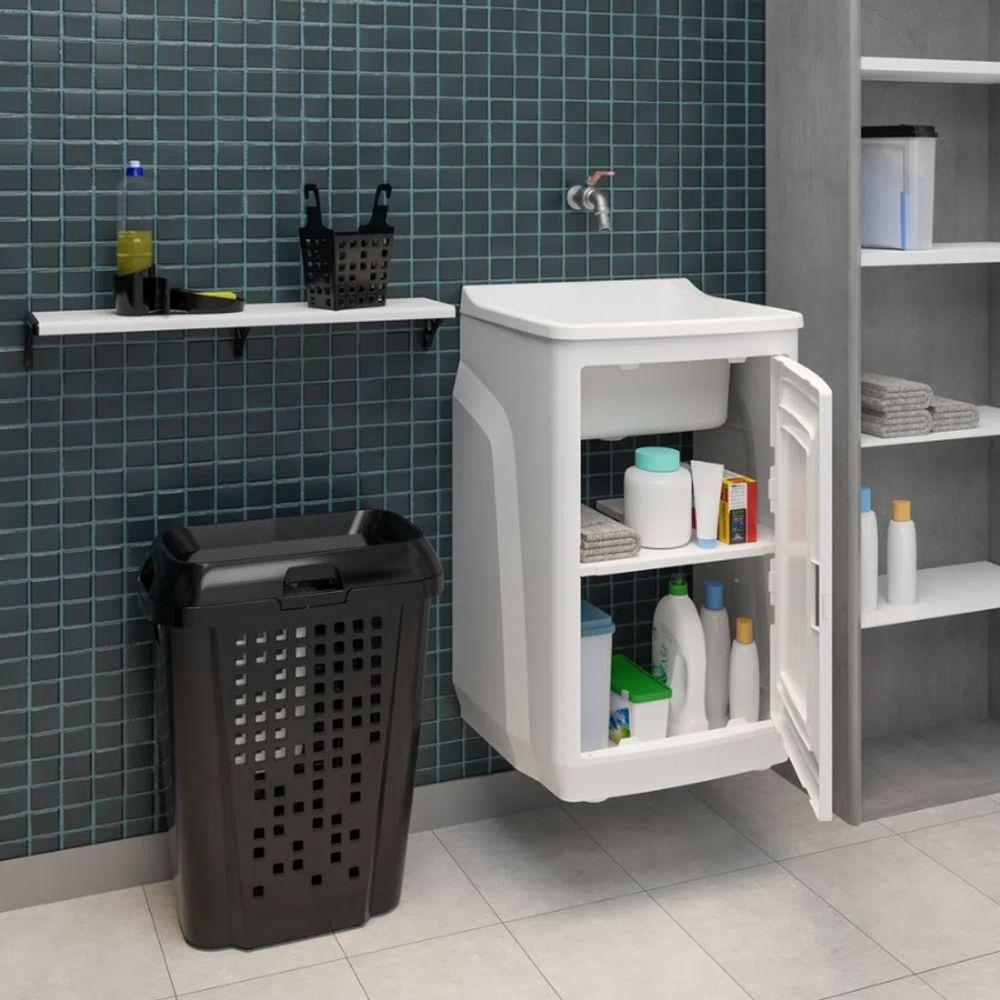 Gabinete Plástico Com Tanque 22l Branco Astra - 3