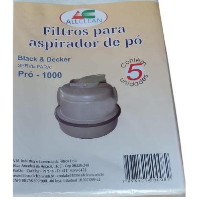 Filtro Descartável Aspirador Black Decker Pró-1000
