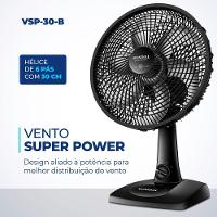 Ventilador De Mesa Mondial 6Pás Vent 30Cm 220V/60Hz Super - 6