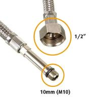 Engate Rabicho Monocomando Misturador Par 80cm Grande - 7