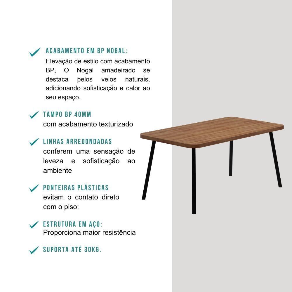 Conjunto Sala De Jantar 6 Cadeiras Di Nettuno Carraro Nog Pre - 3