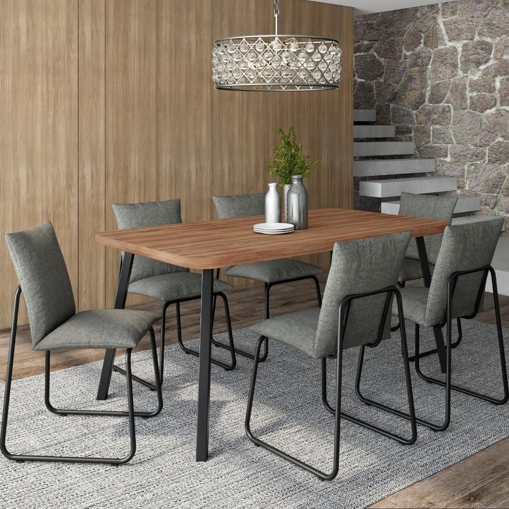 Conjunto Sala De Jantar 6 Cadeiras Di Nettuno Carraro Nog Pre - 8