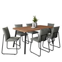 Conjunto Sala De Jantar 6 Cadeiras Di Nettuno Carraro Nog Pre - 1