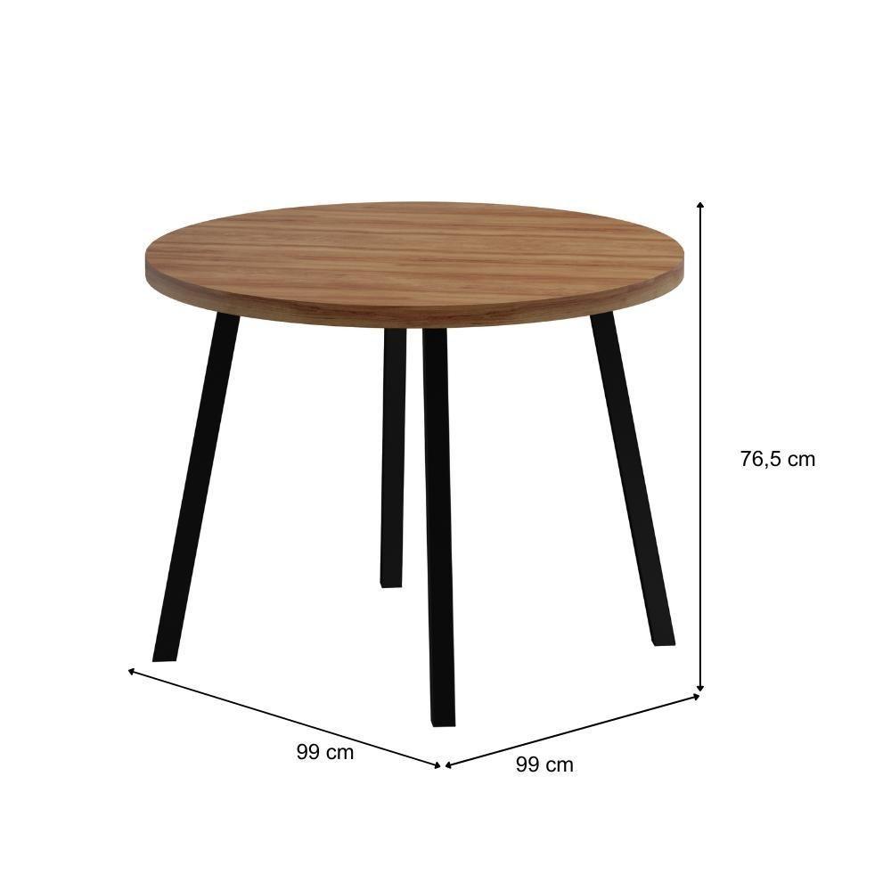 Conjunto Sala De Jantar 4 Cadeiras Roman Carraro Nog Pre - 10