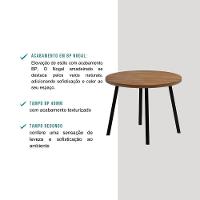 Conjunto Sala De Jantar 4 Cadeiras Roman Carraro Nog Pre - 5