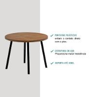 Conjunto Sala De Jantar 4 Cadeiras Roman Carraro Nog Pre - 8