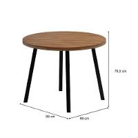 Conjunto Sala De Jantar 4 Cadeiras Roman Carraro Nog Pre - 10