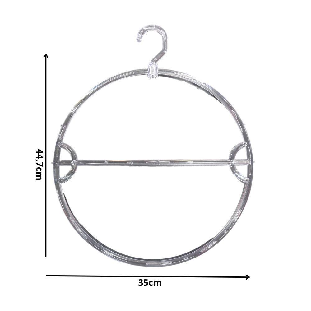 Kit Com 50un. Cabide Biquini Giratório Ps Cristal - 3