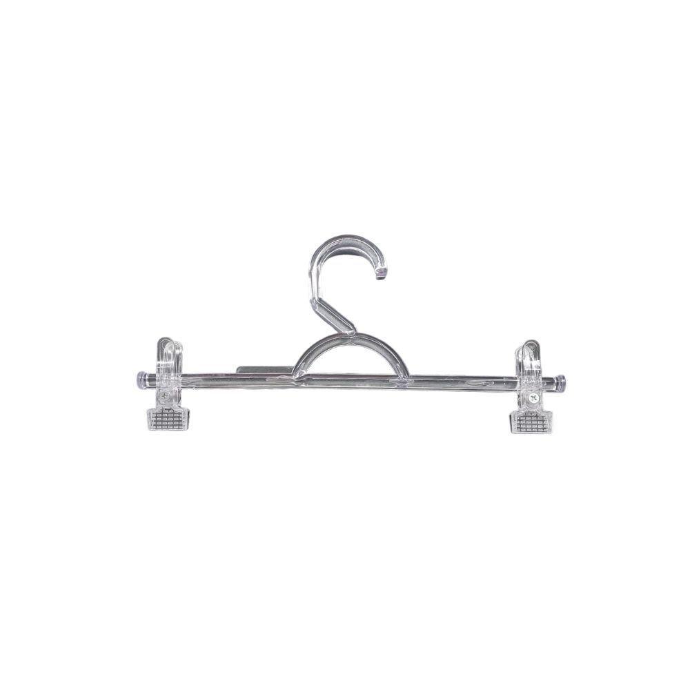 Kit Com 50un. Cabide Saia Com Presilha Em Ps Cristal - 1