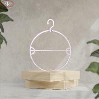 Kit Com 25un. Cabide Biquini Giratório Pp Branco