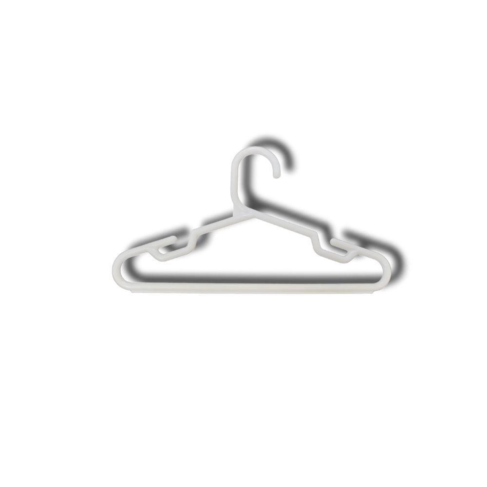 Kit Com 25un. Cabide Infantil Pp Branco - 1