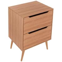 Gabinete Para Banheiro 60 Cm Com 2 Gavetas Bn3639 Amendoa Tecno Mobili Amendoa - 1