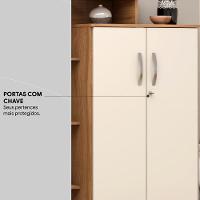 Armario Multi 2 Portas Com Chave 20220 Amendola Off White Demobile Amendola Off White - 5