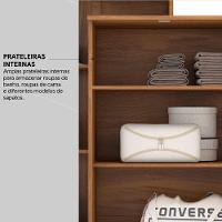 Armario Multi 2 Portas Com Chave 20220 Amendola Off White Demobile Amendola Off White - 8