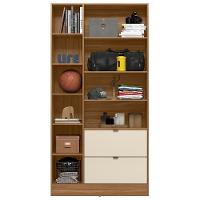 Armario Multi 2 Pt 2 Gv Com Espelho 21240 Amendola Off White Demobile Amendola Off White