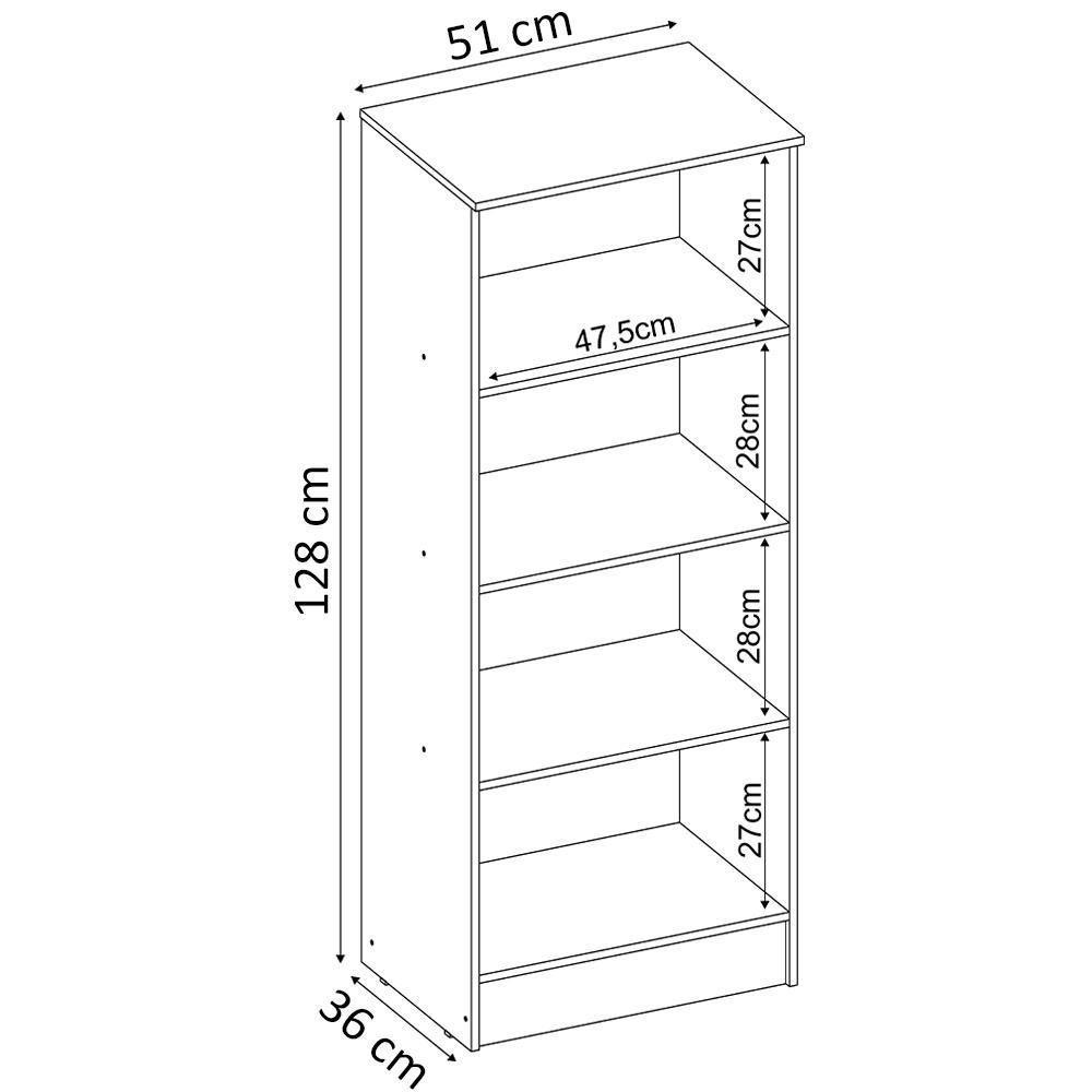 Armario Multi 2 Portas 20860 Amendola Off White Demobile Amendola Off White - 8