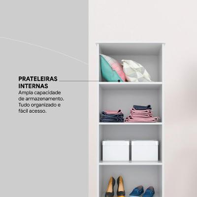 Armario Multi 2 Portas 20860 Branco Demobile Branco