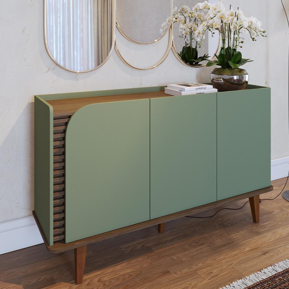 Buffet Para Sala De Jantar Jurere Amendoa Hortela Clb Amendoa Hortela - 3