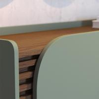 Buffet Para Sala De Jantar Jurere Amendoa Hortela Clb Amendoa Hortela - 9