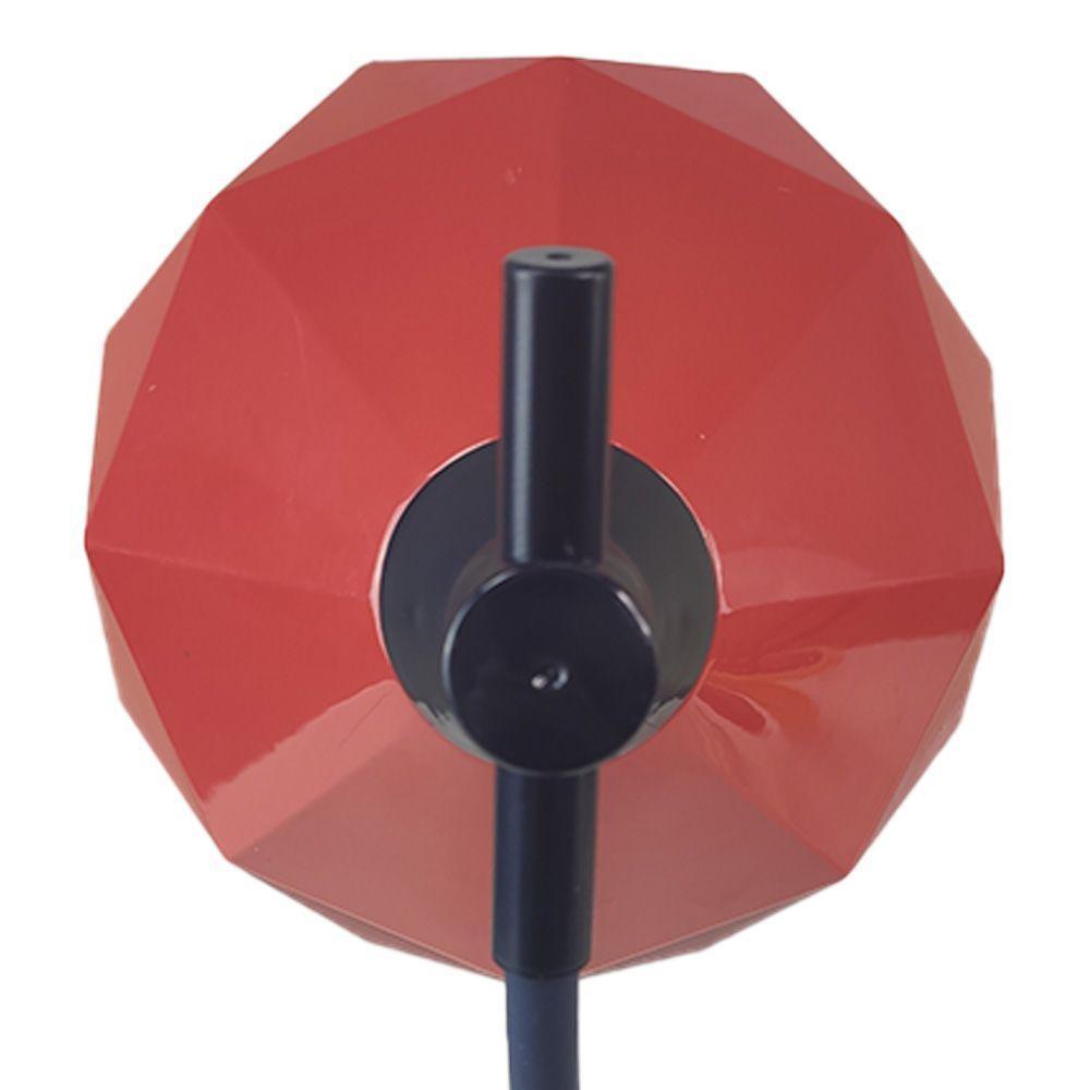 Luminaria De Mesa Diamante Garra Touch Articulavel Presilha Led 3 Cores Abajur Flexivel Trabalho Escritorio Home Office Geometrica - 2