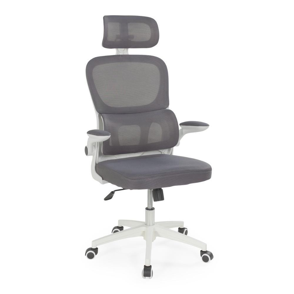 Cadeira De Escritório Giratória Executiva Viena Com Regulagem De Altura - Cinza - 1