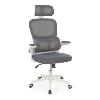 Cadeira De Escritório Giratória Executiva Viena Com Regulagem De Altura - Cinza - 1