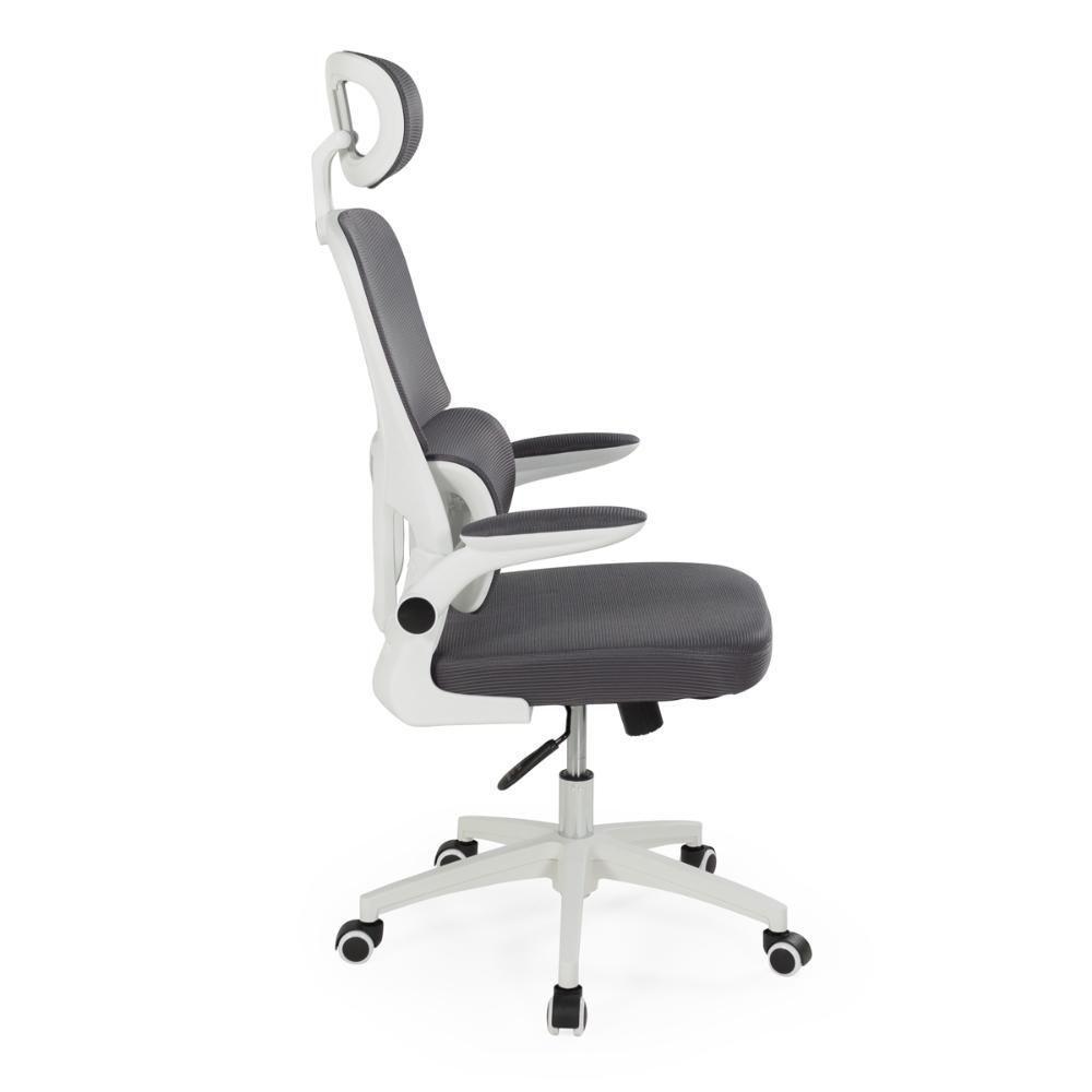 Kit 4 Cadeiras De Escritório Executiva Viena Com Regulagem De Altura - Cinza - 6