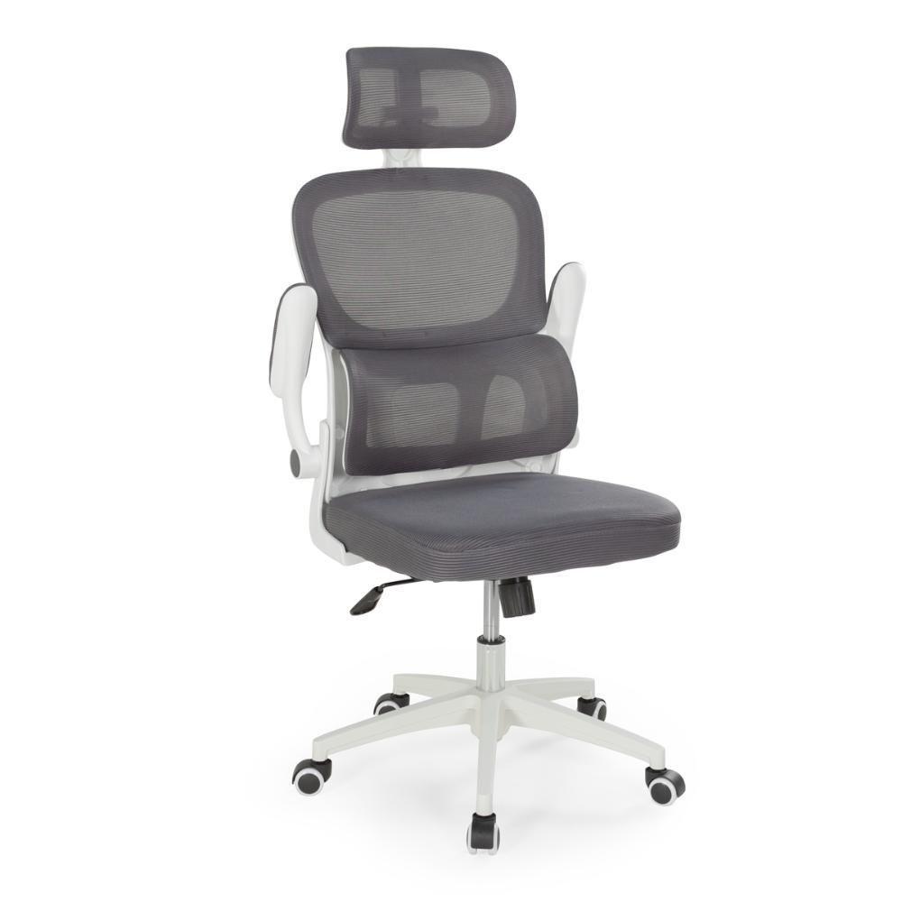 Kit 4 Cadeiras De Escritório Executiva Viena Com Regulagem De Altura - Cinza - 7