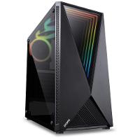 Gabinete Mid-tower Vector Preto 3 Fans Rgb Lateral Em Vidro Temperado - Vcptrgb3fv - 1