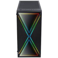 Gabinete Mid-tower Future Preto 1 Fan Rgb Lateral Em Vidro Temperado - Fuptrgb1fv - 2