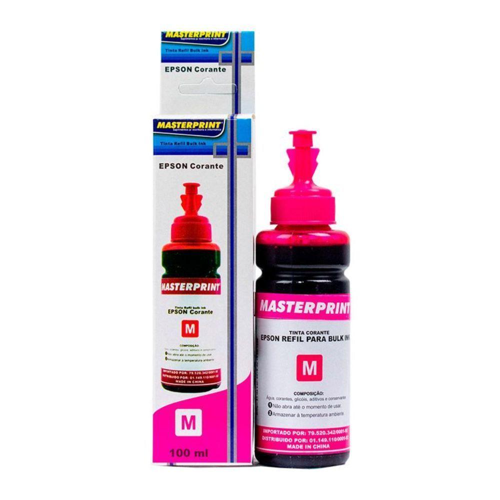 Refil Master Bulk Link Compativel Epson Corante M 100ml Mp664-673 P.c - 1